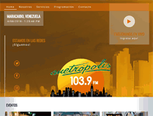 Tablet Screenshot of metropolis1039fm.com